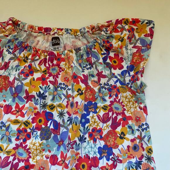 Tea Collection Floral One Piece Romper Outfit - Picture 1 of 3